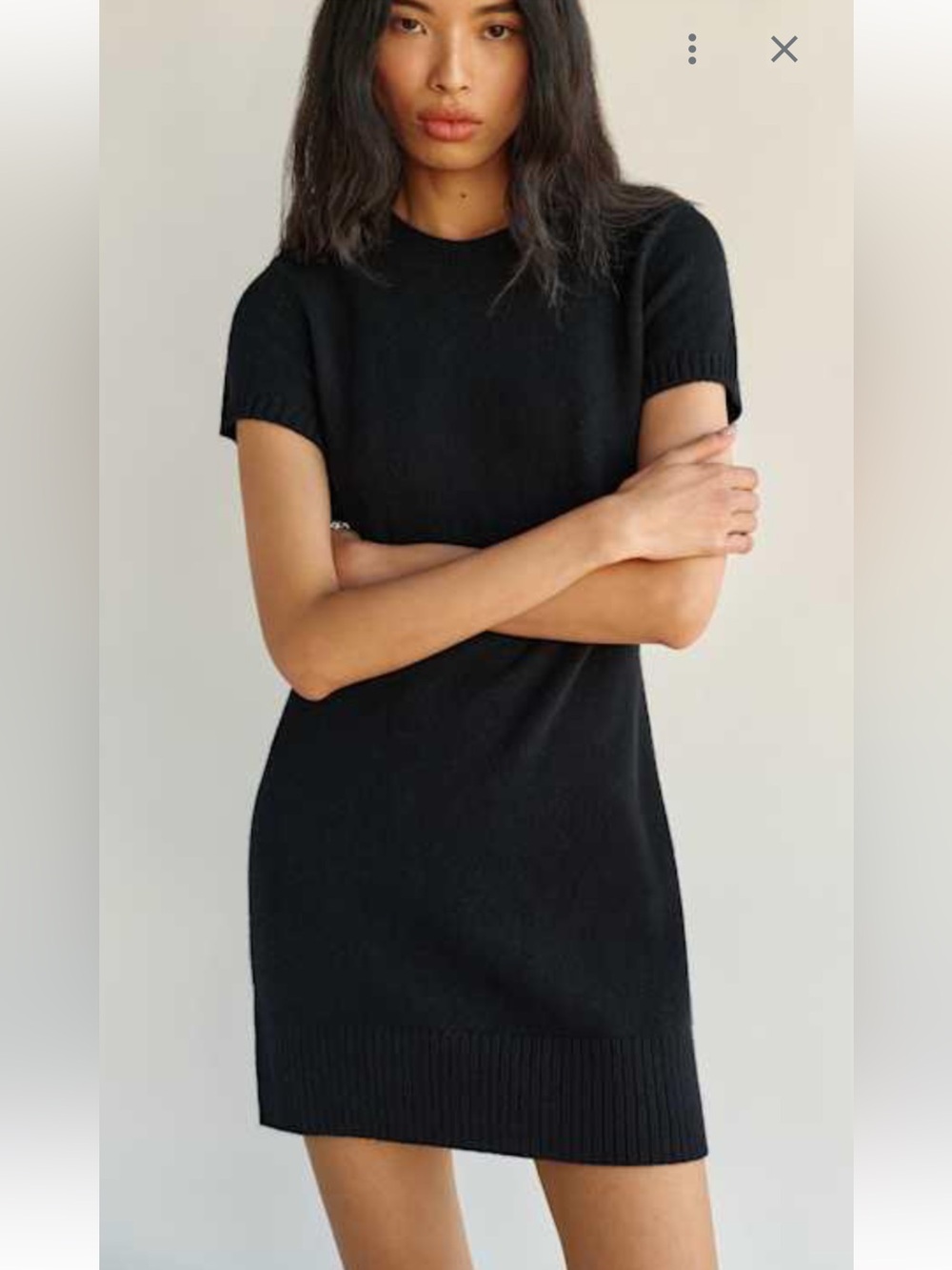 THEORY wool cashmere Mini Sweater Dress